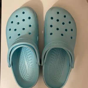 Teal Blue Crocs